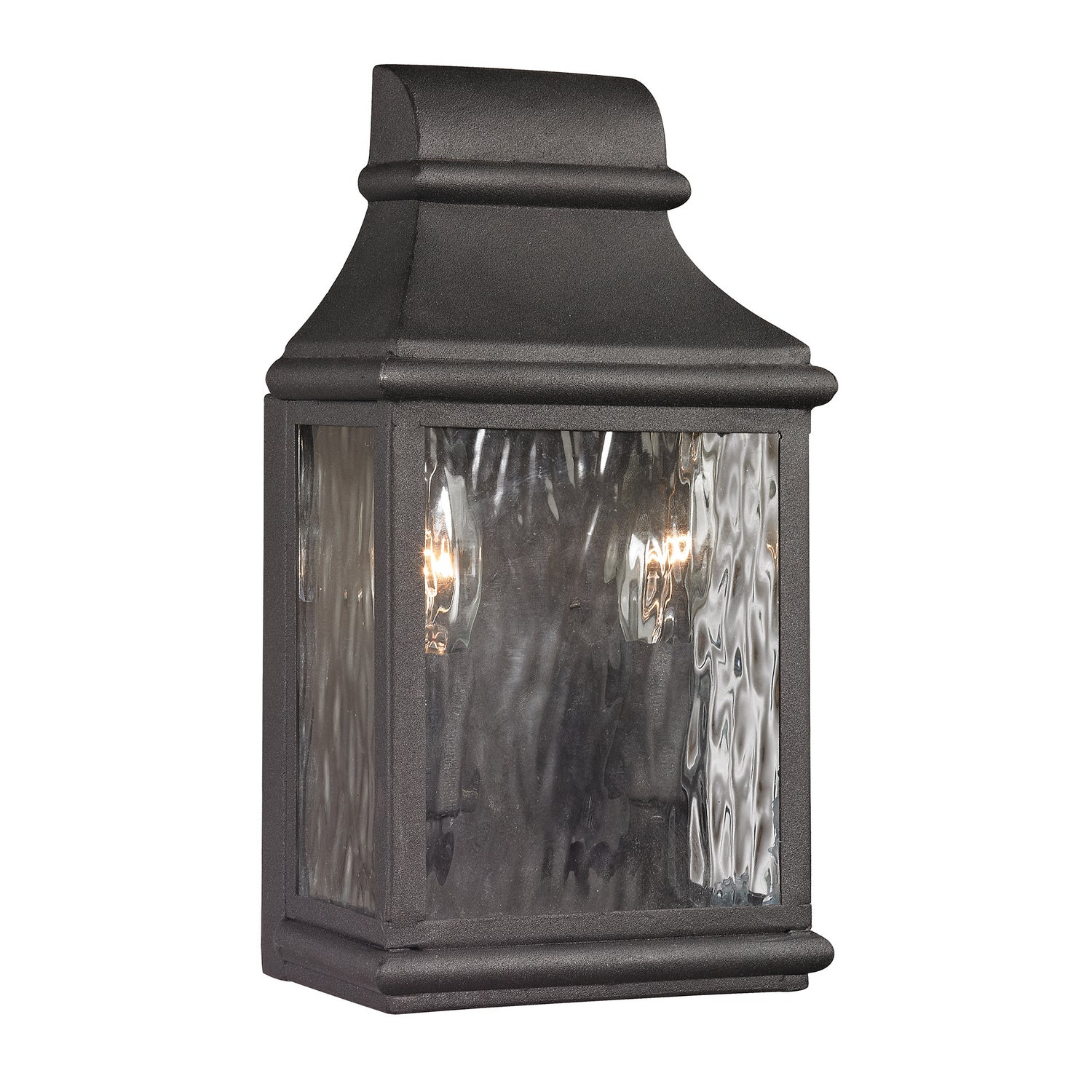 ELK Home - 47070/2 - Two Light Outdoor Wall Sconce - Forged Jefferson - Charcoal