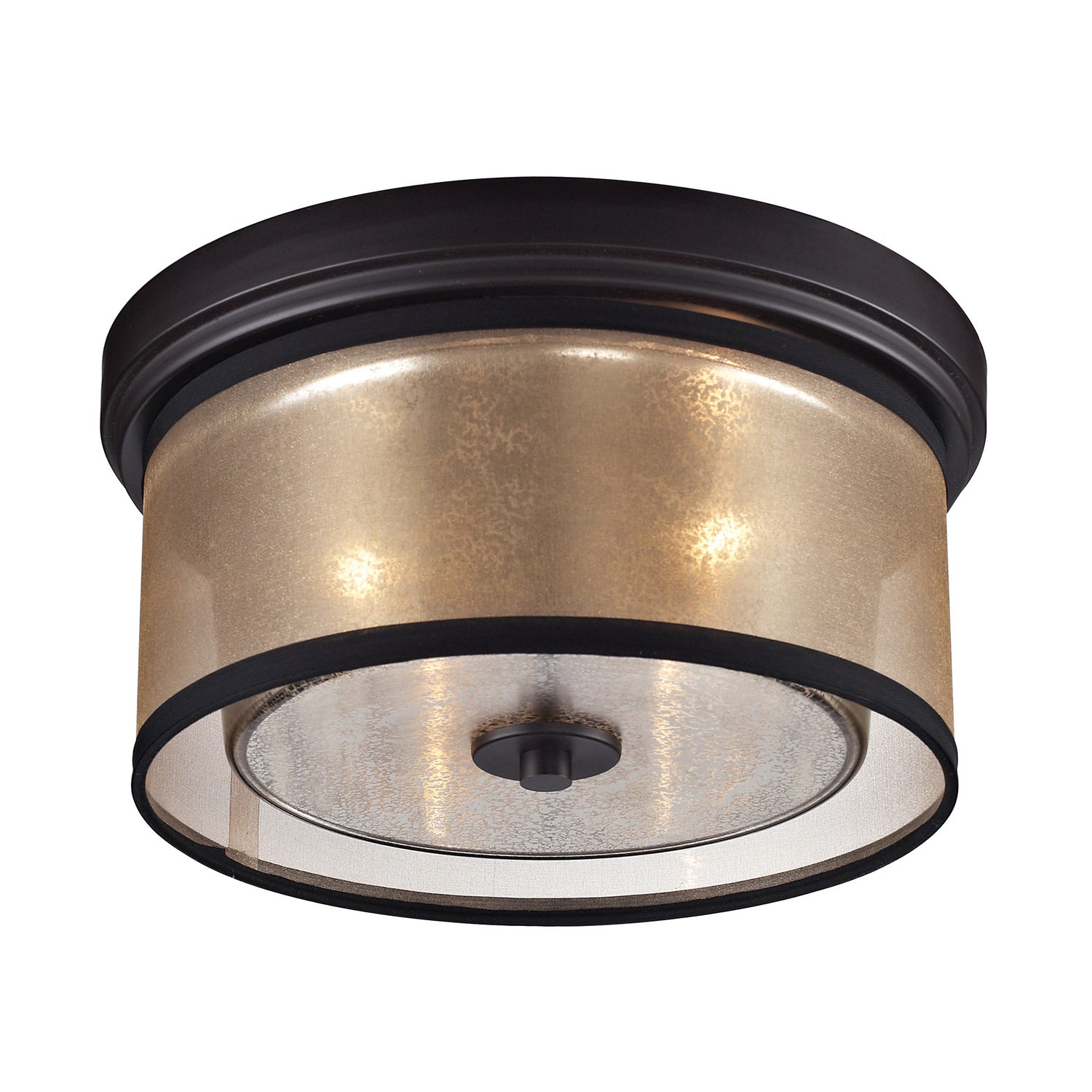 ELK Home - 57025/2 - Two Light Flush Mount - Diffusion - Oil Rubbed Bronze