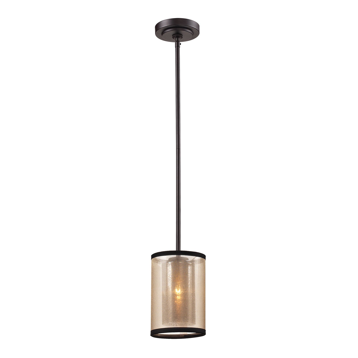 ELK Home - 57026/1 - One Light Mini Pendant - Diffusion - Oil Rubbed Bronze