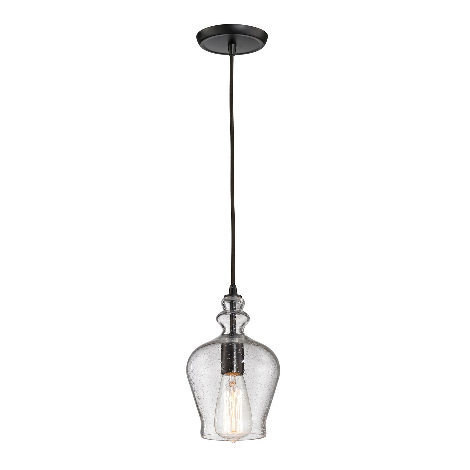 ELK Home - 60066-1 - One Light Mini Pendant - Menlow Park - Oil Rubbed Bronze