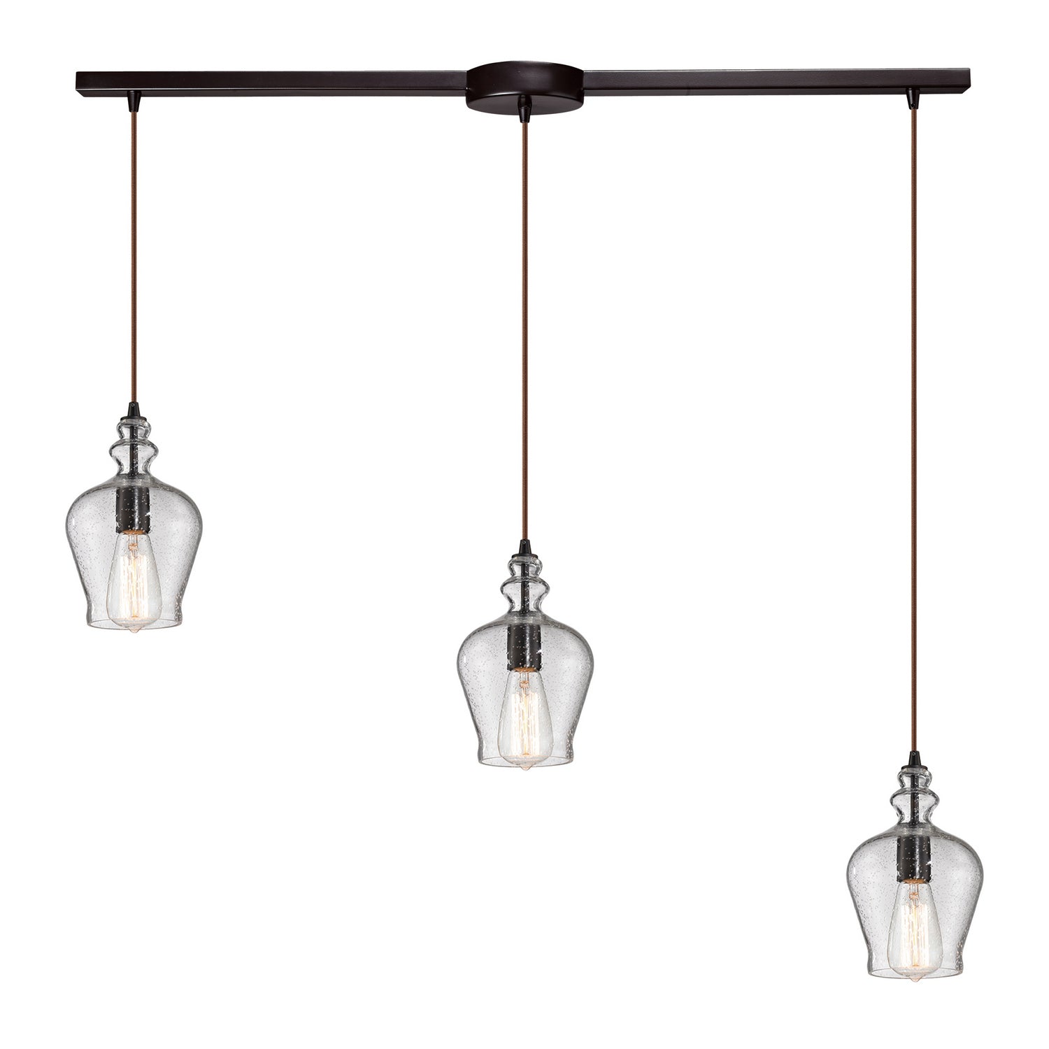 ELK Home - 60066-3L - Three Light Pendant - Menlow Park - Oil Rubbed Bronze