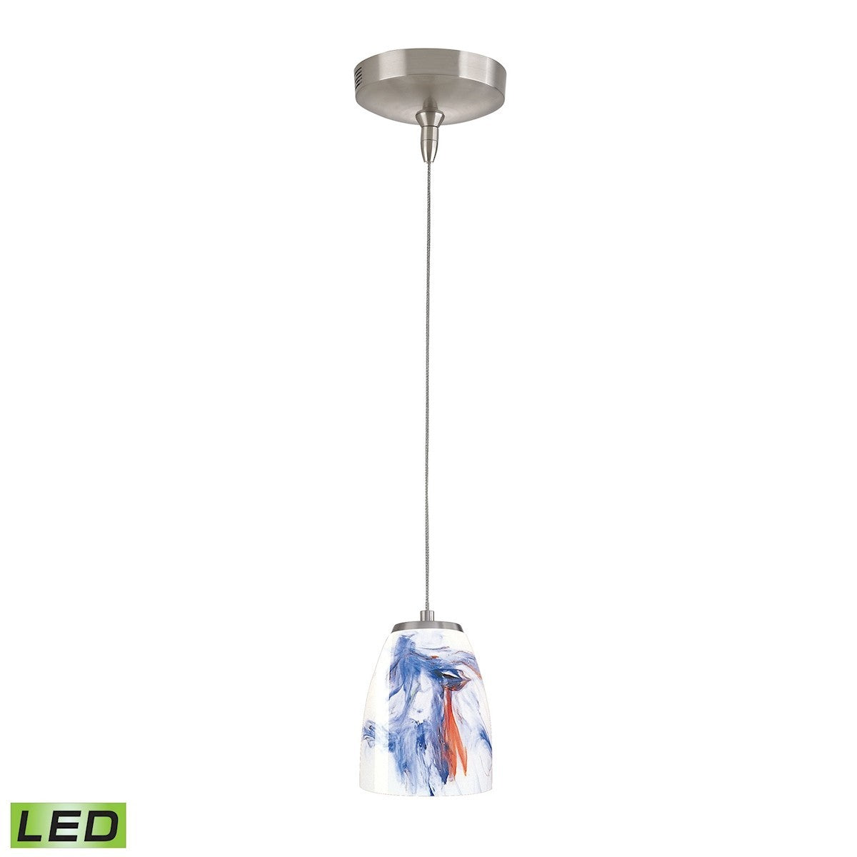 ELK Home - PF1000/1-LED-BN-MT - LED Mini Pendant - Low Voltage - Chrome