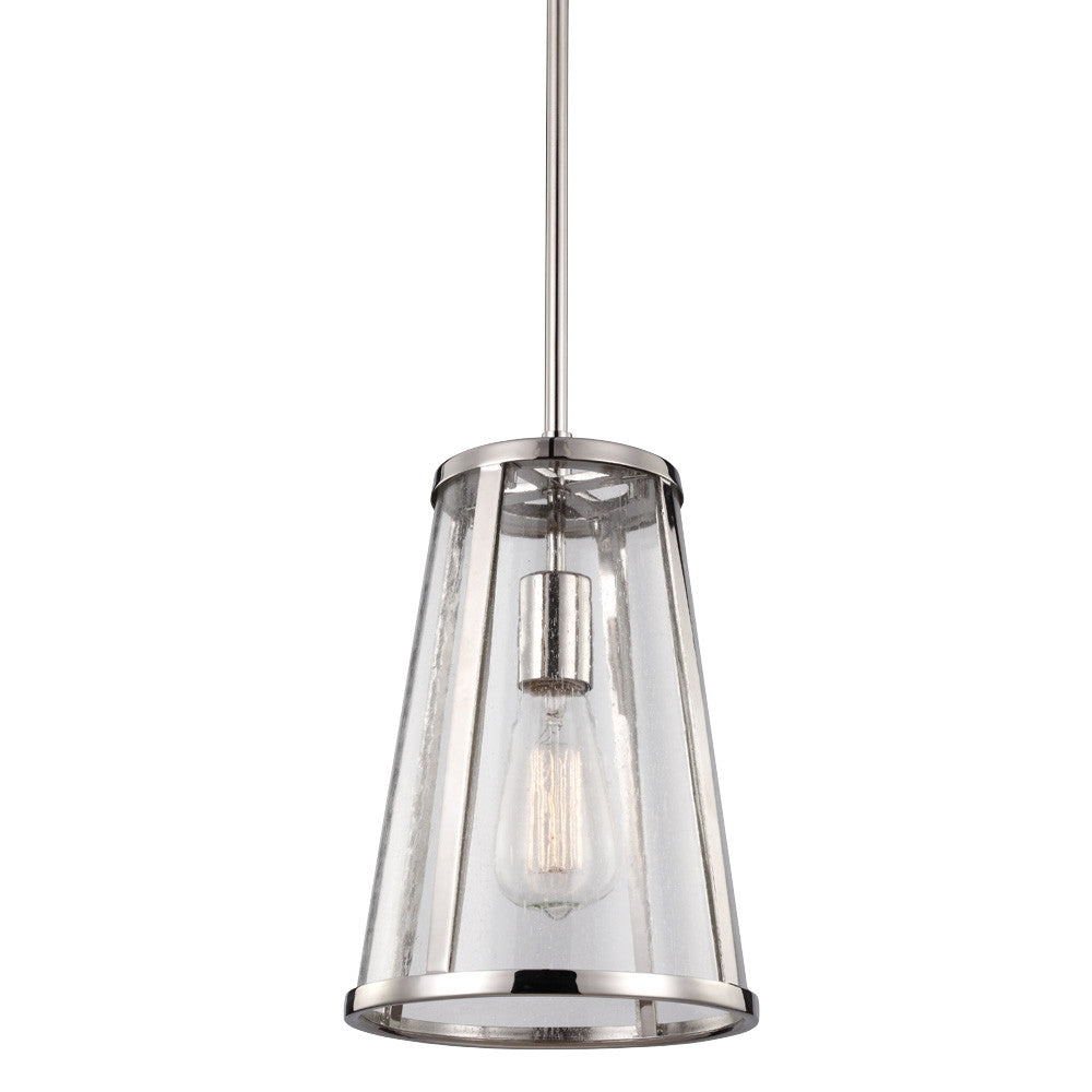 Visual Comfort Studio - P1287PN - One Light Pendant - Harrow - Polished Nickel