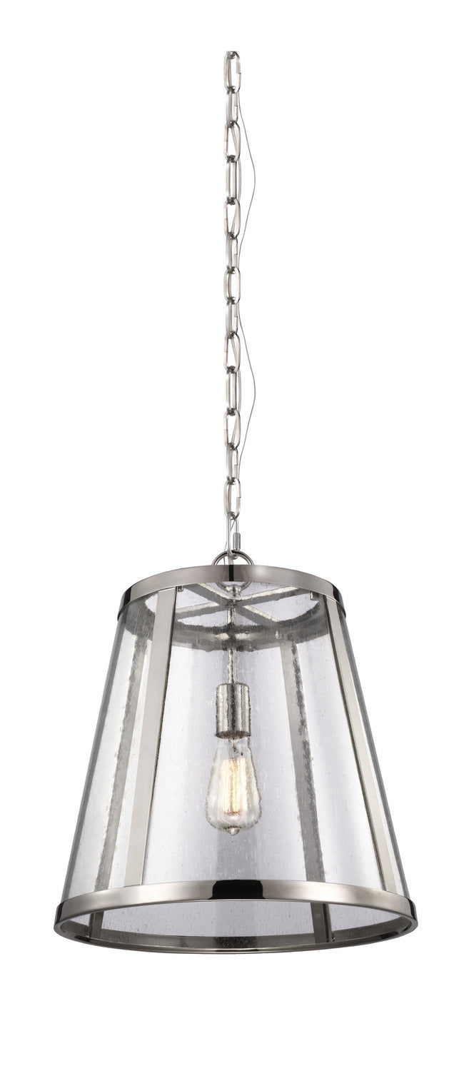 Visual Comfort Studio - P1289PN - One Light Pendant - Harrow - Polished Nickel