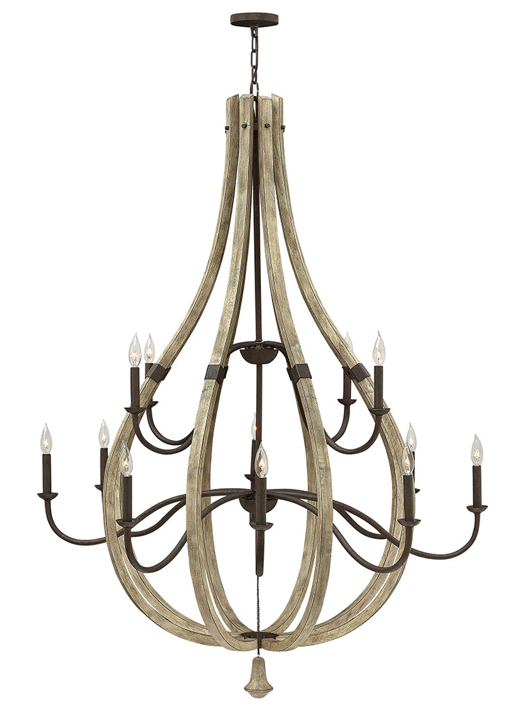 Fredrick Ramond - FR40579IRR - LED Chandelier - Middlefield - Iron Rust