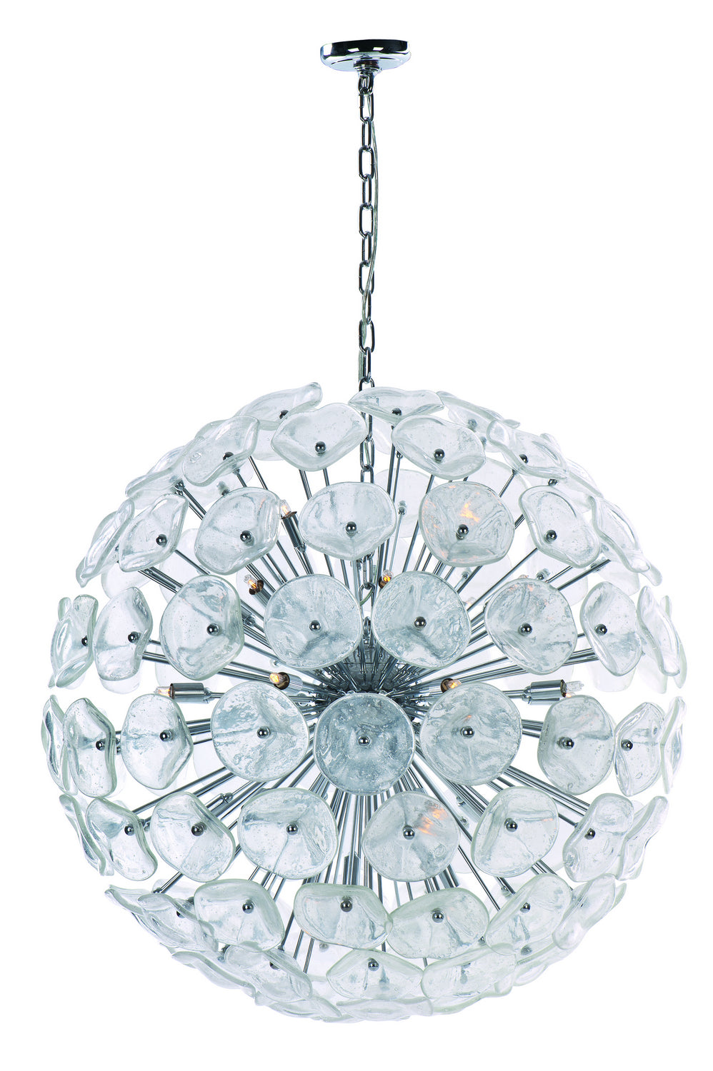 ET2 - E22096-28 - 28 Light Pendant - Fiori - Polished Chrome