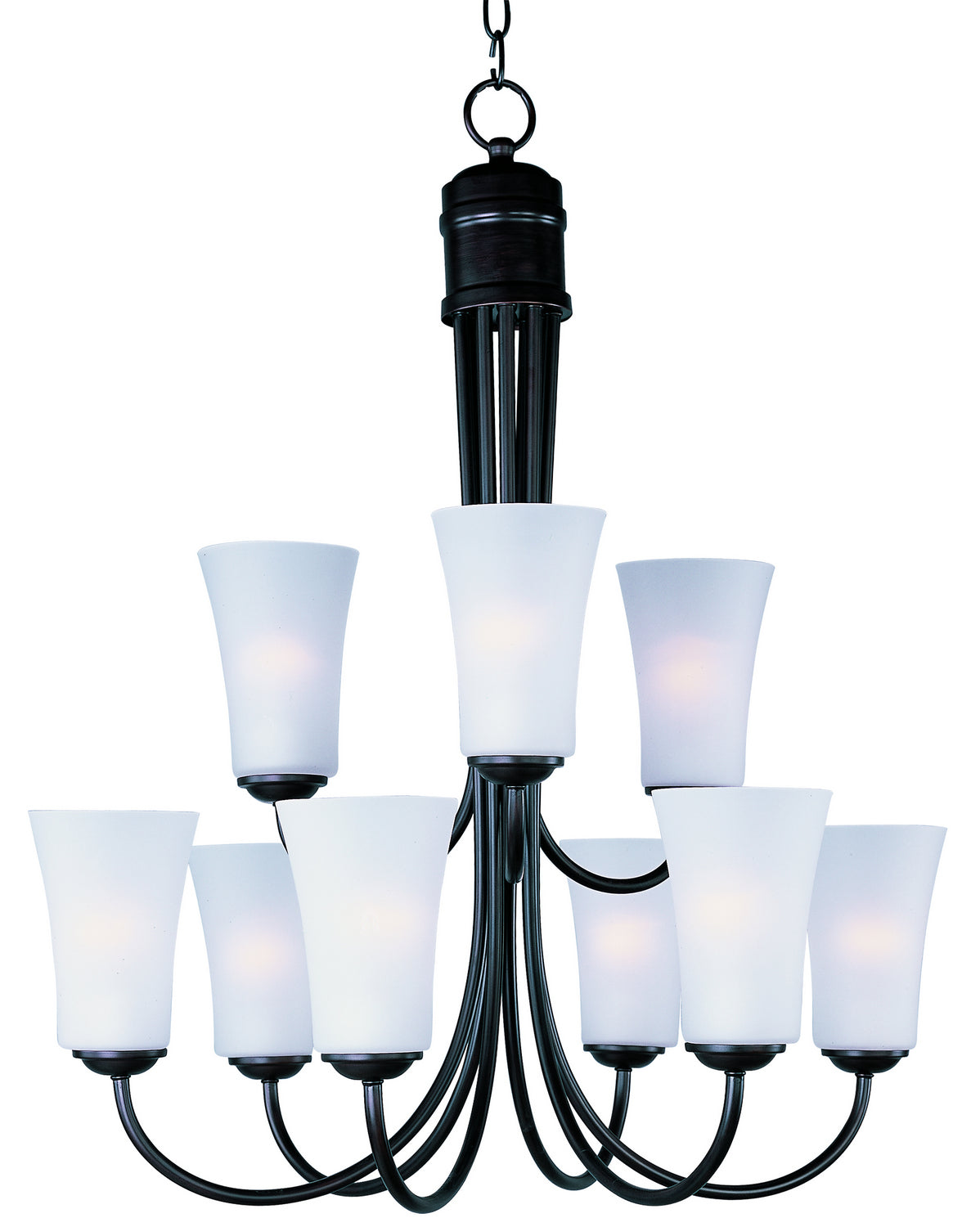 Maxim - 10046FTOI - Nine Light Chandelier - Logan - Oil Rubbed Bronze