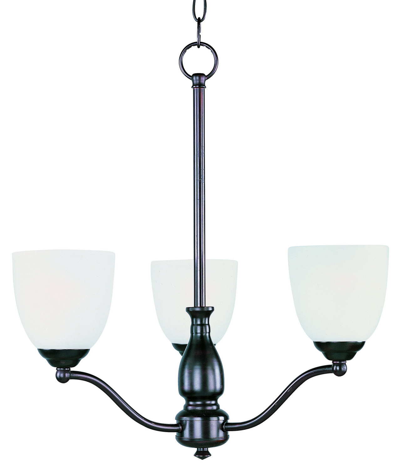 Maxim - 10064FTOI - Three Light Chandelier - Stefan - Oil Rubbed Bronze