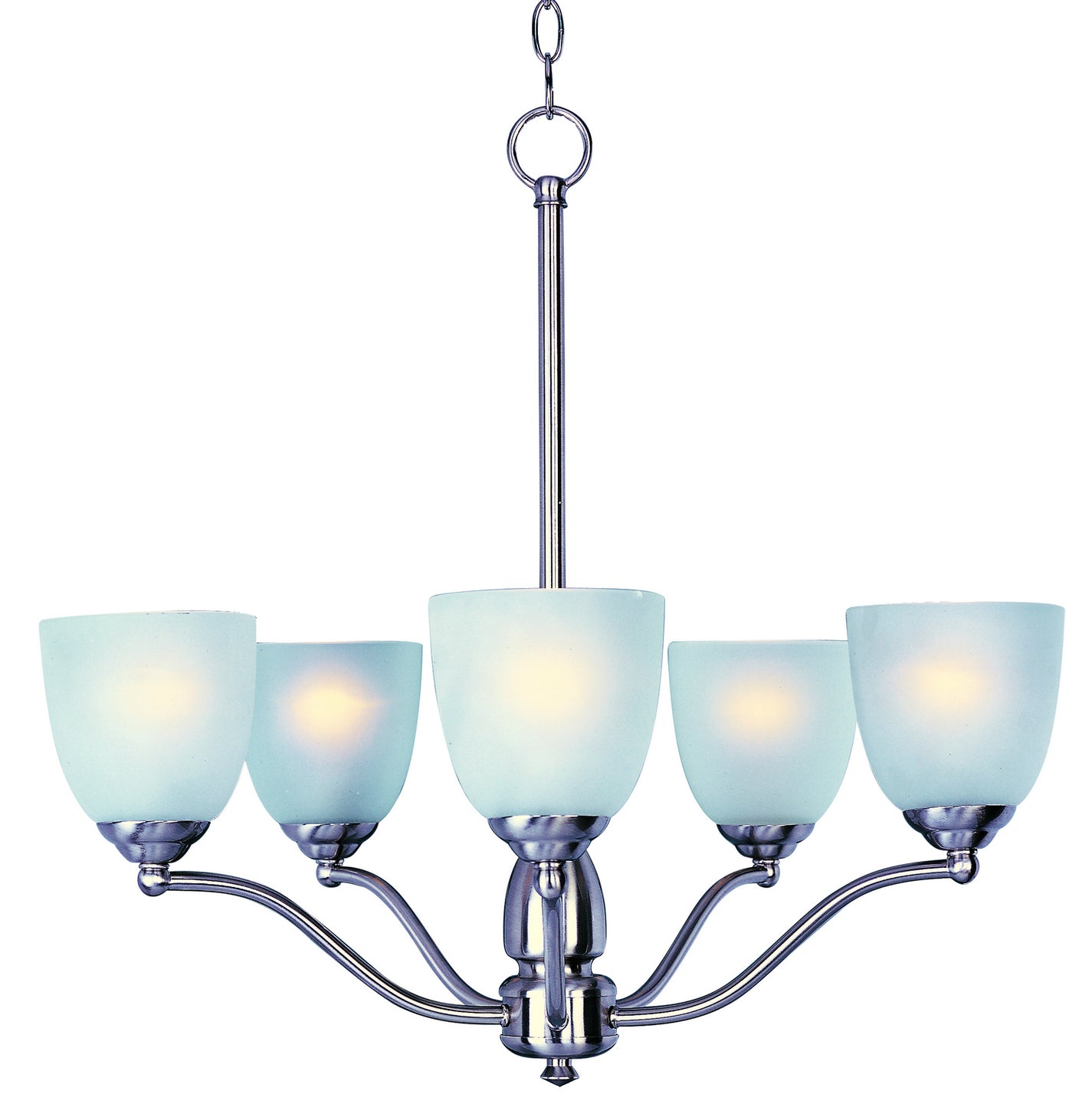 Maxim - 10065FTSN - Five Light Chandelier - Stefan - Satin Nickel