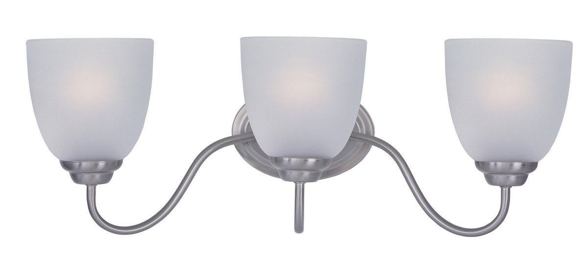 Maxim - 10073FTSN - Three Light Bath Vanity - Stefan - Satin Nickel