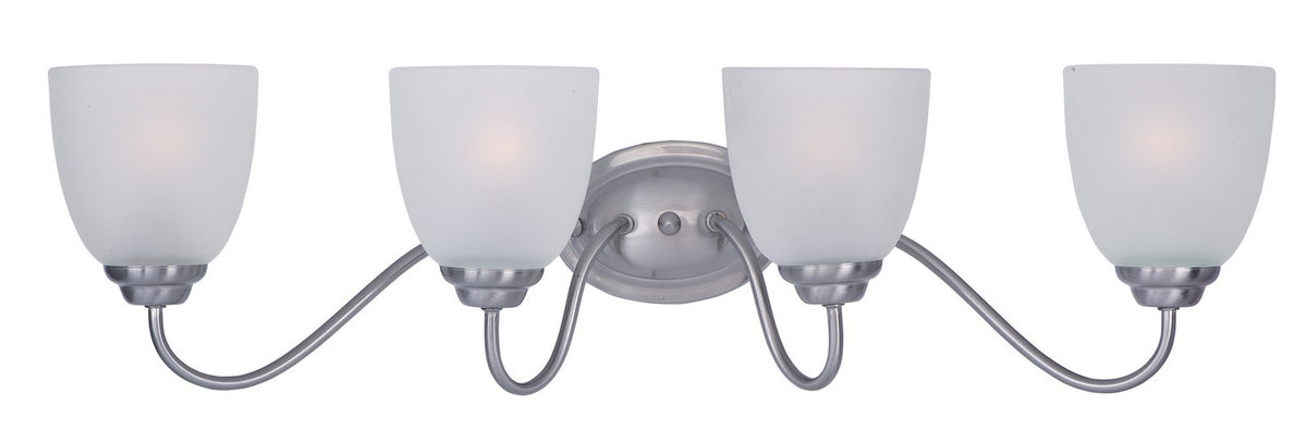 Maxim - 10074FTSN - Four Light Bath Vanity - Stefan - Satin Nickel