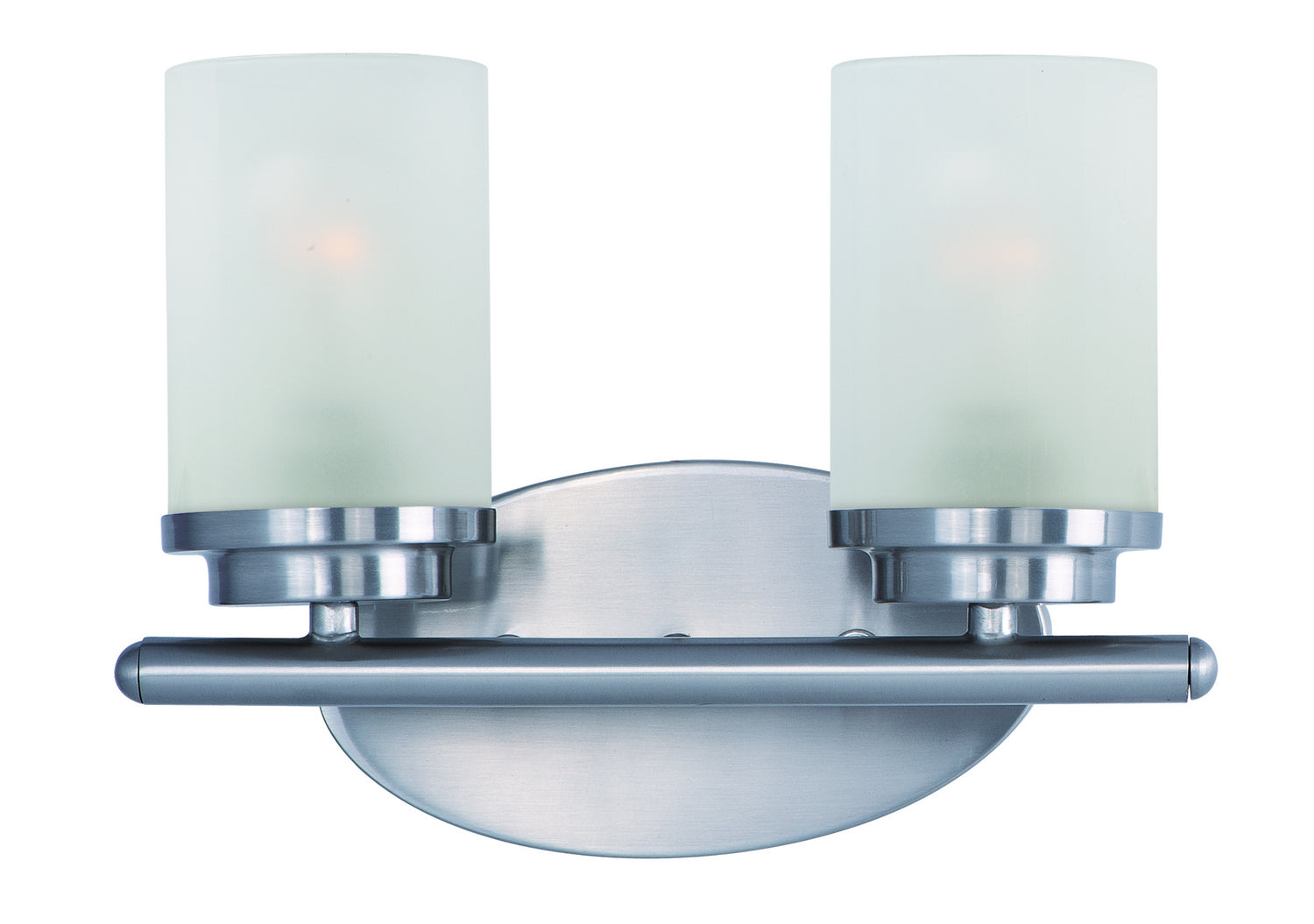 Maxim - 10212FTSN - Two Light Bath Vanity - Corona - Satin Nickel