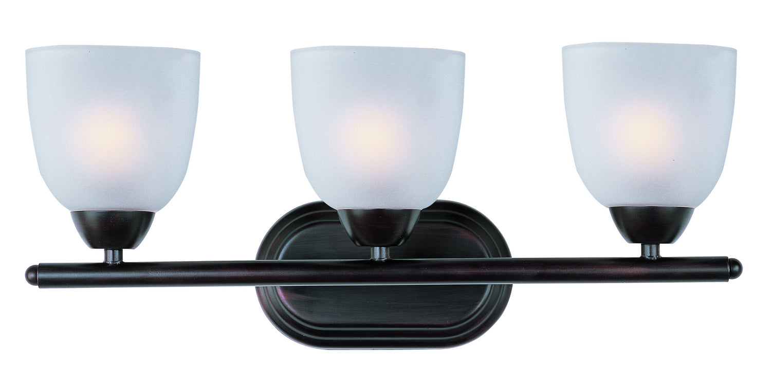 Maxim - 11313FTOI - Three Light Bath Vanity - Axis - Oil Rubbed Bronze