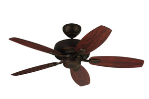 Generation Lighting. - 5CQM44RB - 44" Ceiling Fan - Centro - Roman Bronze