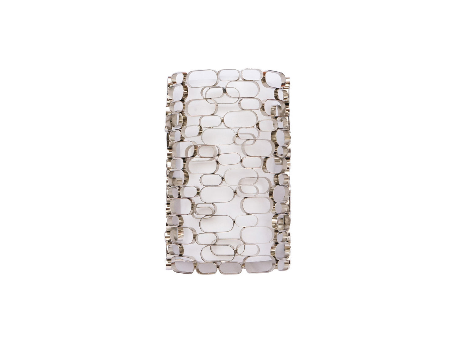 Avenue Lighting - HF1705-PN - Two Light Wall Sconce - Ventura Blvd. - Polish Nickel / White Slik Shade