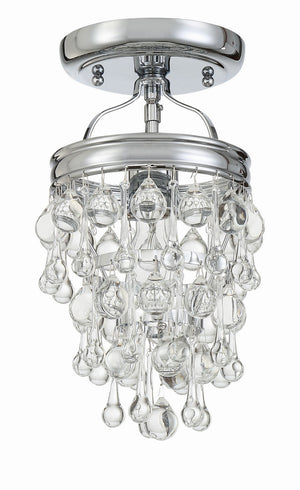 Crystorama - 131-CH_CEILING - One Light Semi Flush Mount - Calypso - Polished Chrome