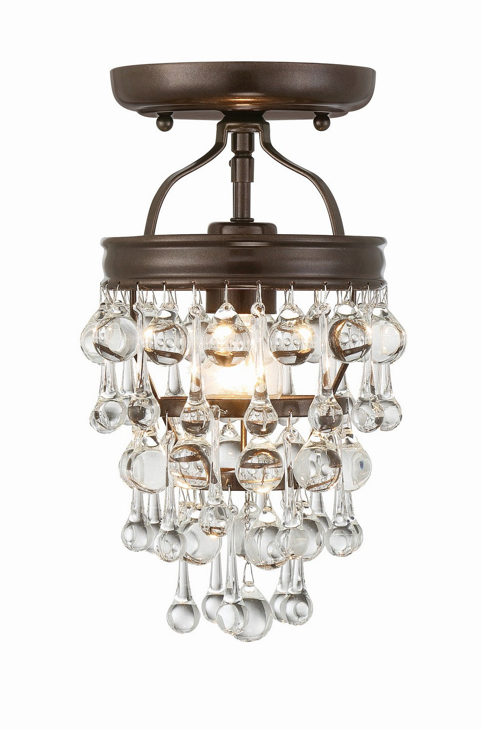 Crystorama - 131-VZ_CEILING - One Light Semi Flush Mount - Calypso - Vibrant Bronze