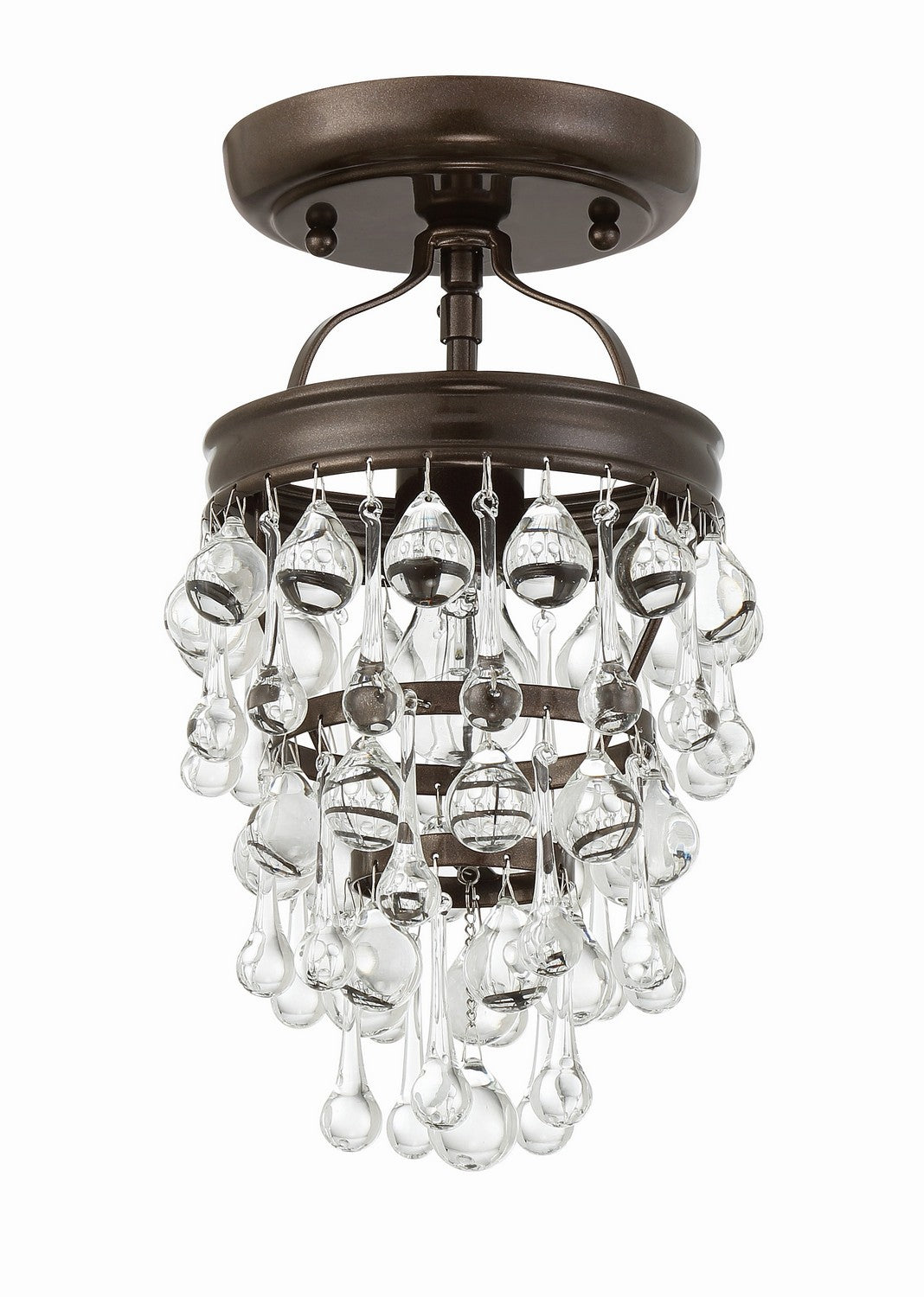 Crystorama - 131-VZ_CEILING - One Light Semi Flush Mount - Calypso - Vibrant Bronze