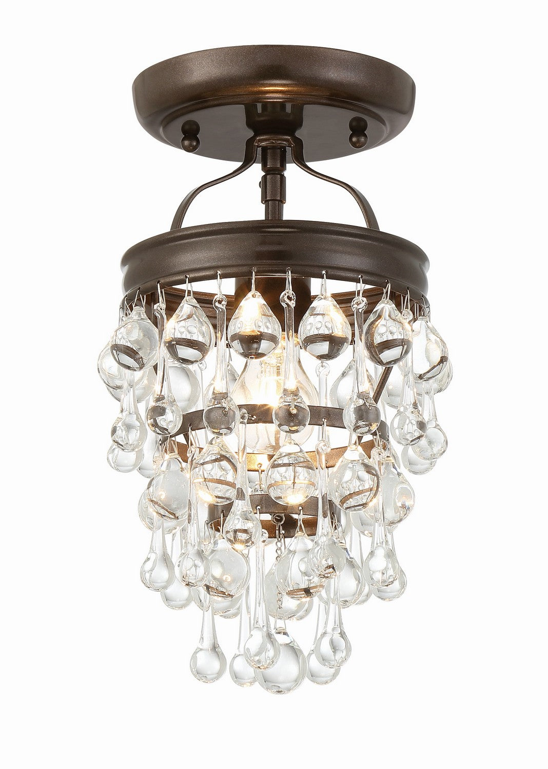 Crystorama - 131-VZ_CEILING - One Light Semi Flush Mount - Calypso - Vibrant Bronze