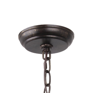 Crystorama - 584-EB-GA - Four Light Mini Chandelier - Luna - English Bronze / Antique Gold