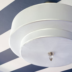 Crystorama - 9507-SN_CEILING - Five Light Semi Flush Mount - Luxo - Satin Nickel