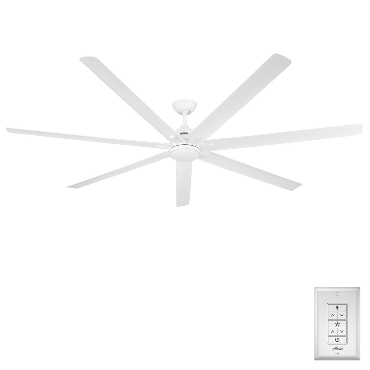 Hunter - 55840 - 84" Ceiling Fan - Airvault - Matte Black