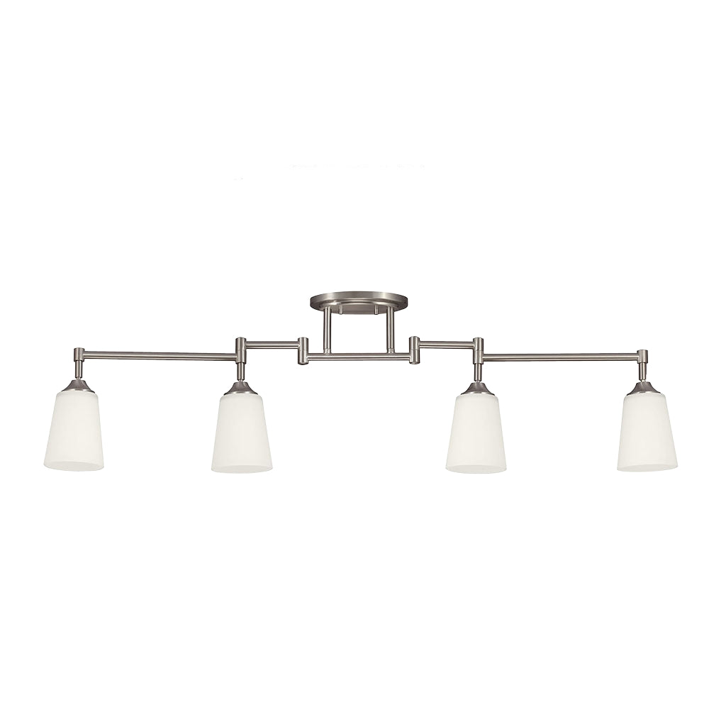 Generation Lighting. - 2530404-962 - Four Light Track Lighting Kit - Track Lighting - Brushed Nickel