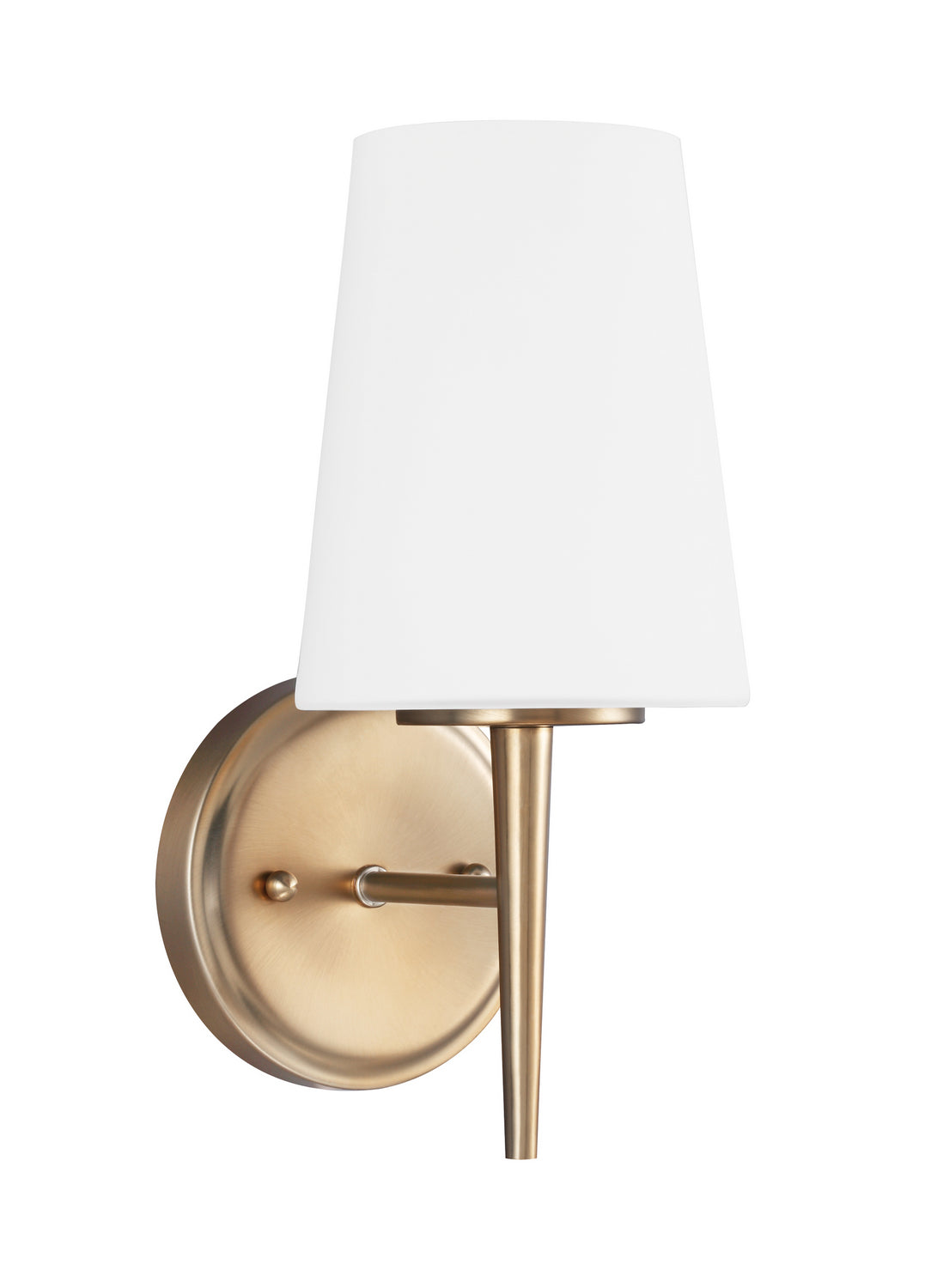 Generation Lighting. - 4140401-848 - One Light Wall / Bath Sconce - Driscoll - Satin Brass