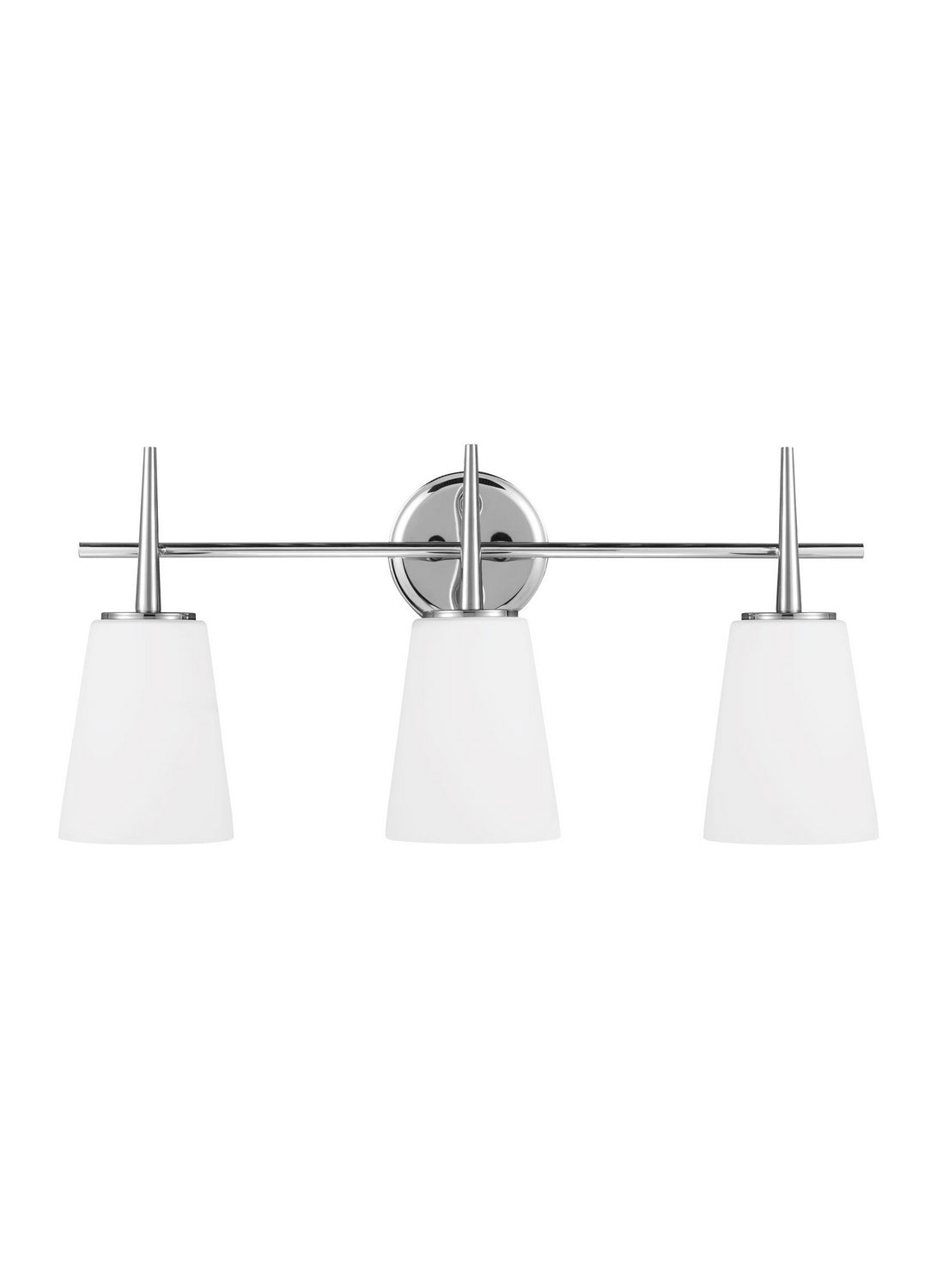 Generation Lighting. - 4440403-05 - Three Light Wall / Bath - Driscoll - Chrome