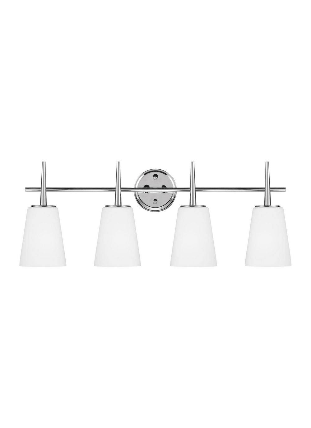 Generation Lighting. - 4440404-05 - Four Light Wall / Bath - Driscoll - Chrome