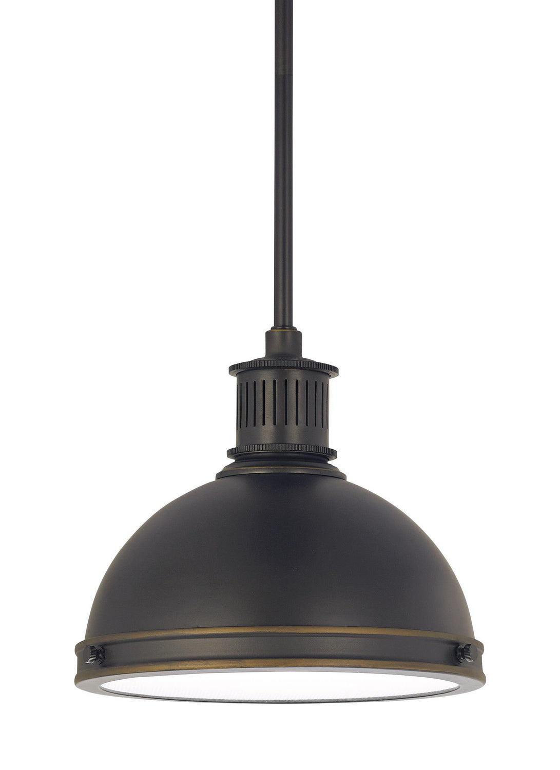 Generation Lighting. - 65085-715 - One Light Pendant - Pratt Street Metal - Autumn Bronze