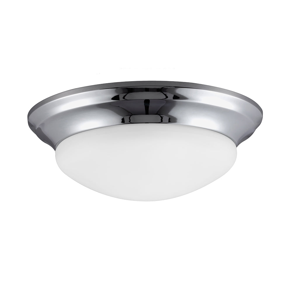 Generation Lighting. - 75434-05 - One Light Flush Mount - Nash - Chrome