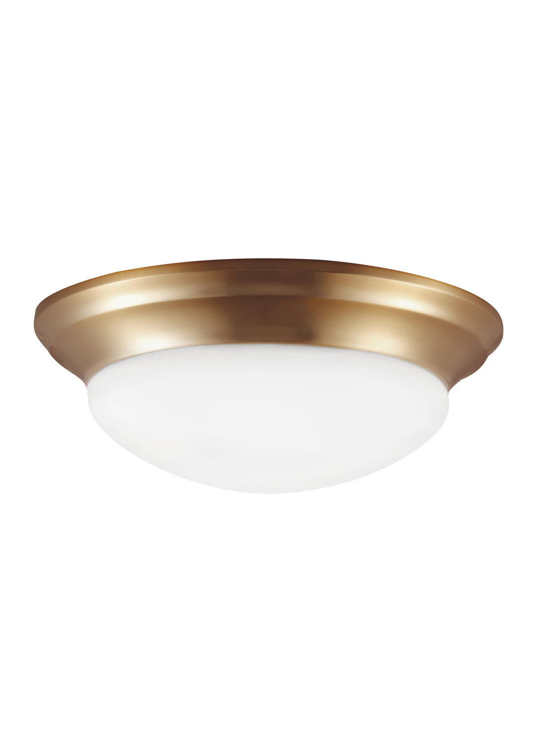 Generation Lighting. - 75435-848 - Two Light Flush Mount - Nash - Satin Brass