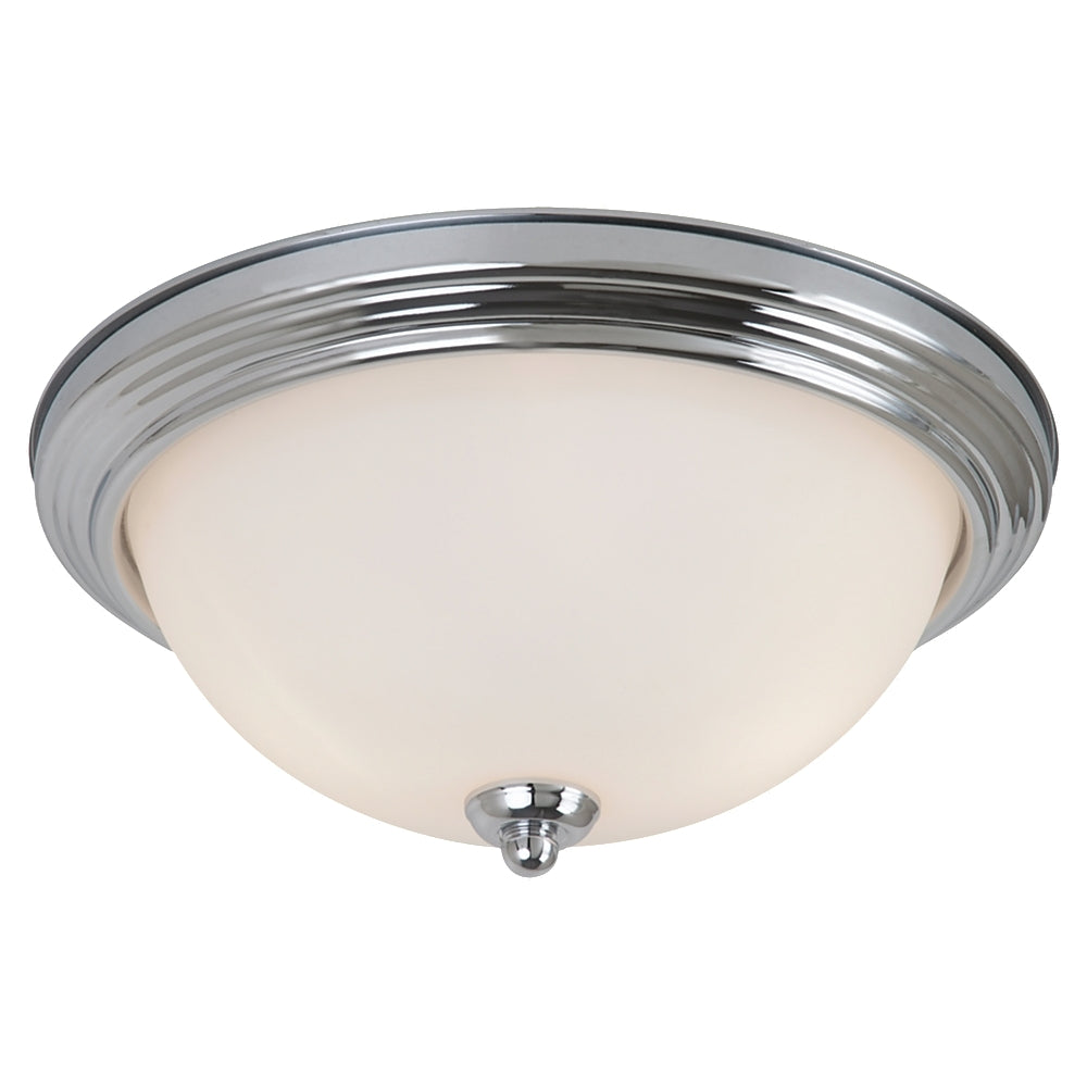 Generation Lighting. - 77064-05 - Two Light Flush Mount - Geary - Chrome