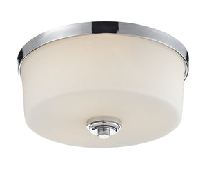 Z-Lite - 225F3 - Three Light Flush Mount - Lamina - Chrome