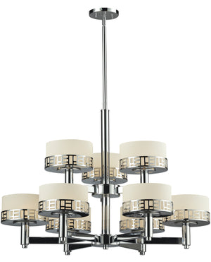 Z-Lite - 328-9-CH - Nine Light Chandelier - Elea - Chrome