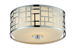 Z-Lite - 328F12-CH - Two Light Flush Mount - Elea - Chrome