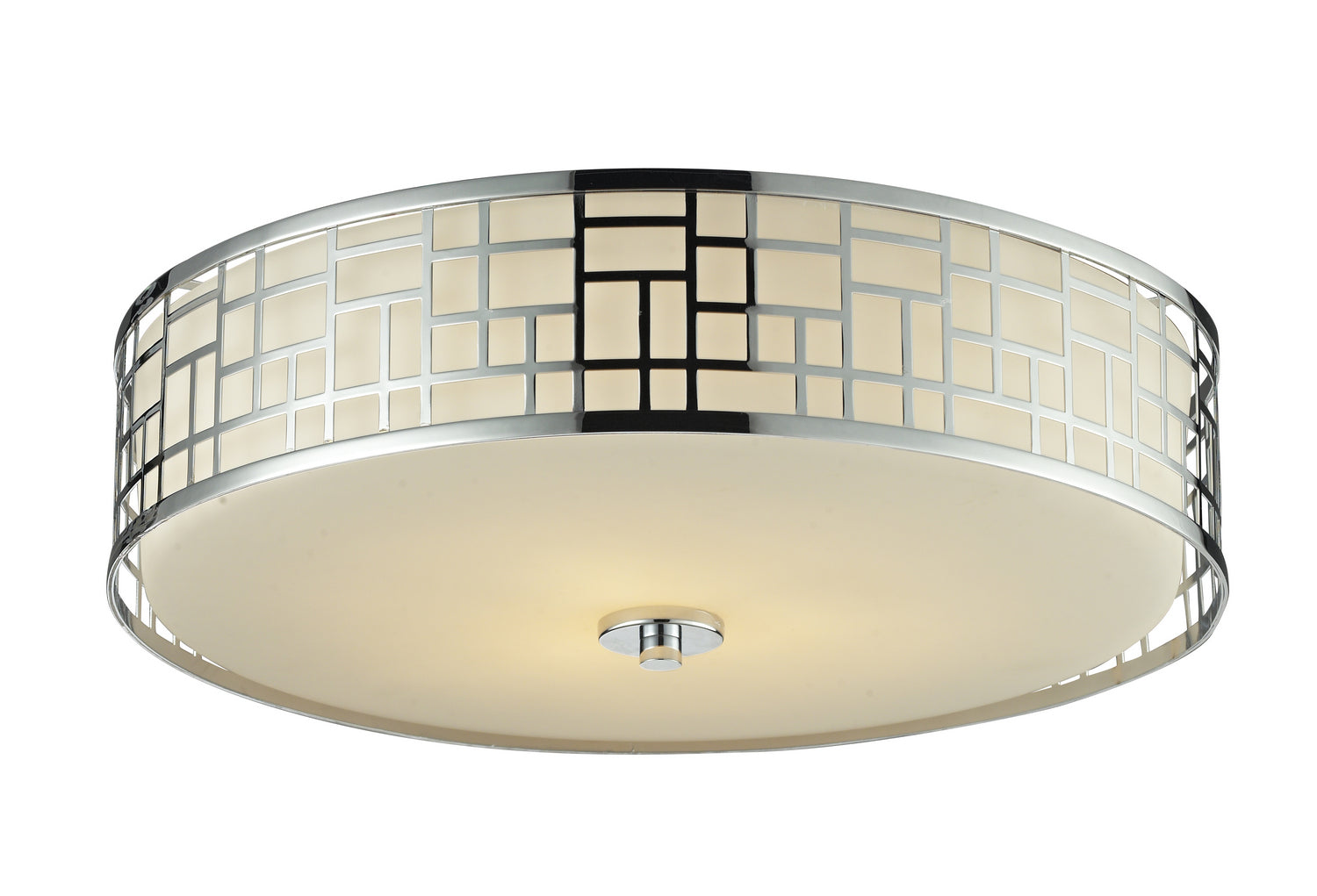 Z-Lite - 328F20-CH - Three Light Flush Mount - Elea - Chrome