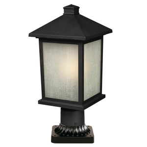 Z-Lite - 507PHM-BK-PM - One Light Outdoor Pier Mount - Holbrook - Black