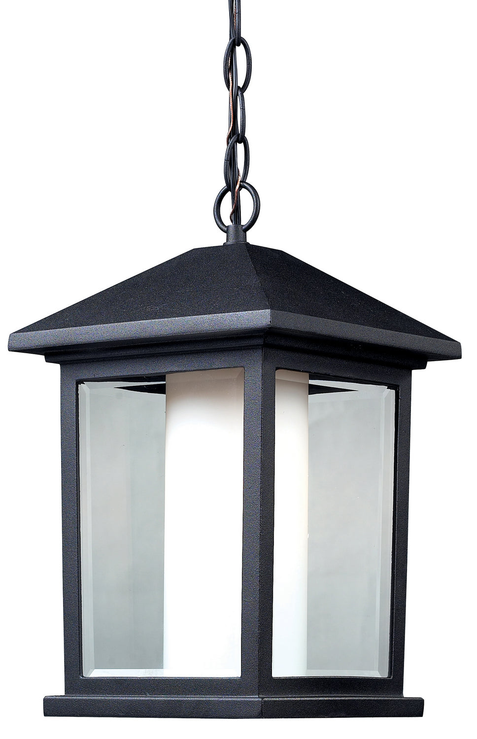 Z-Lite - 523CHB - One Light Outdoor Chain Mount Ceiling Fixture - Mesa - Black