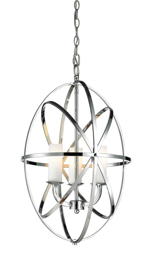 Z-Lite - 6027-3S-CH - Three Light Chandelier - Aranya - Chrome