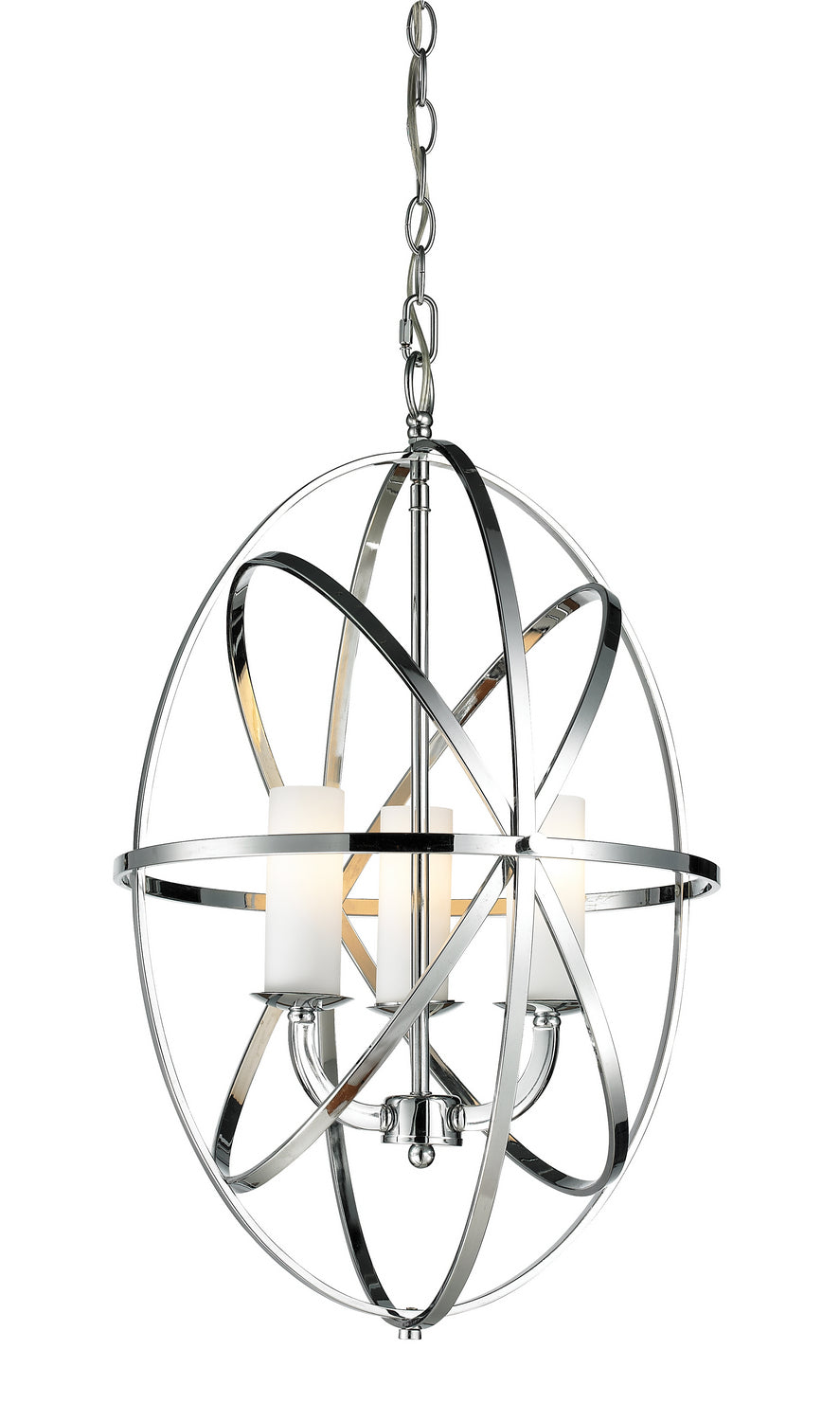 Z-Lite - 6027-3S-CH - Three Light Chandelier - Aranya - Chrome