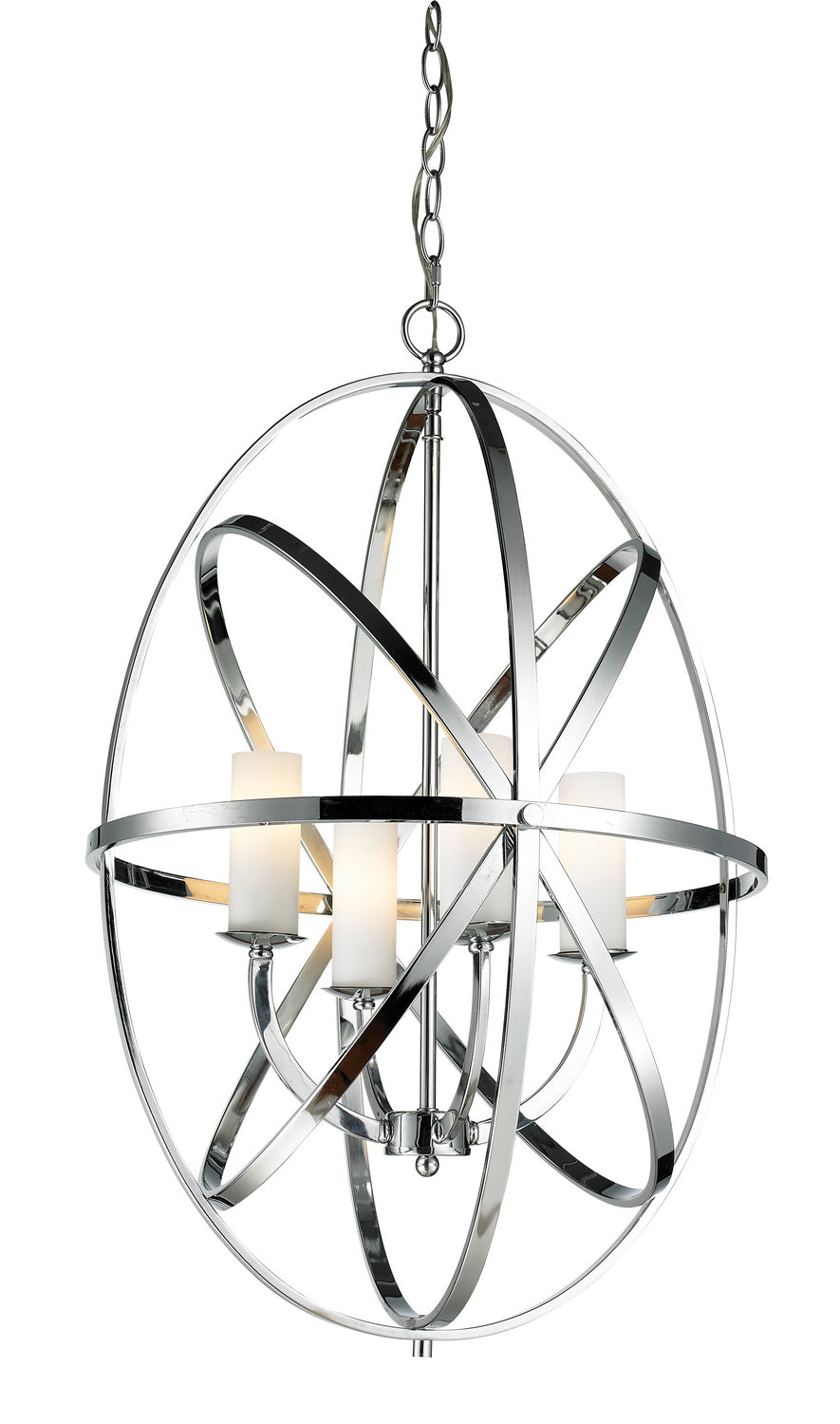 Z-Lite - 6027-4L-CH - Four Light Chandelier - Aranya - Chrome