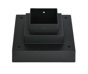 Z-Lite - SQPM-BK - Light Outdoor Posts - Hardware - Pier Mounts - Black