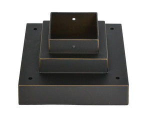 Z-Lite - SQPM-ORB - Light Outdoor Posts - Hardware - Pier Mounts - Oil Rubbed Bronze