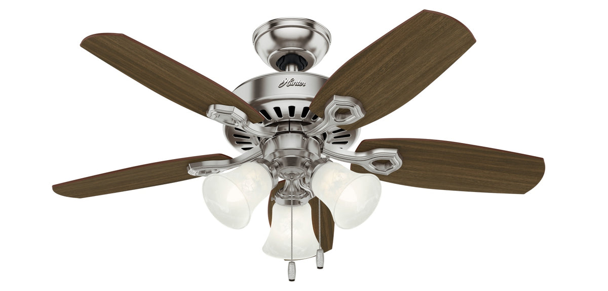 Hunter - 52105 - 42" Ceiling Fan - Builder - Snow White