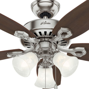 Hunter - 52105 - 42" Ceiling Fan - Builder - Snow White