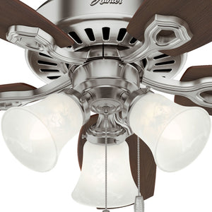 Hunter - 52105 - 42" Ceiling Fan - Builder - Snow White