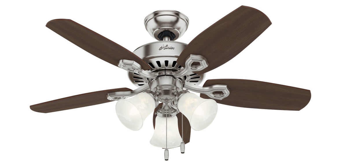 Hunter - 52105 - 42" Ceiling Fan - Builder - Snow White