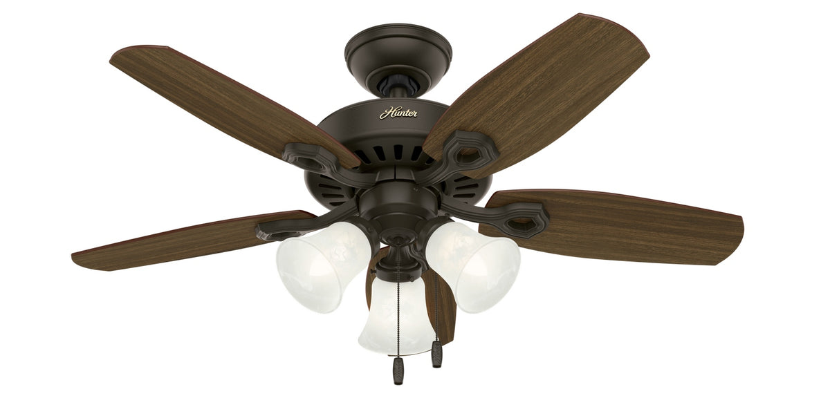 Hunter - 52105 - 42" Ceiling Fan - Builder - Snow White